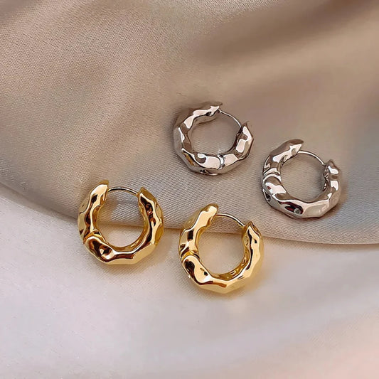 Set of 3 Minimalist Circle Earrings